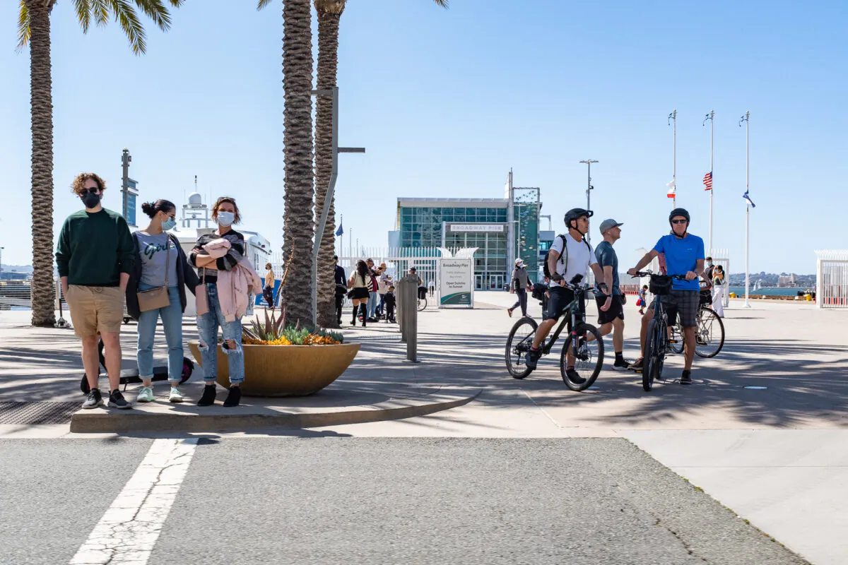The Port of San Diego, Calif., on March 27, 2021. (John Fredricks/The Epoch Times)