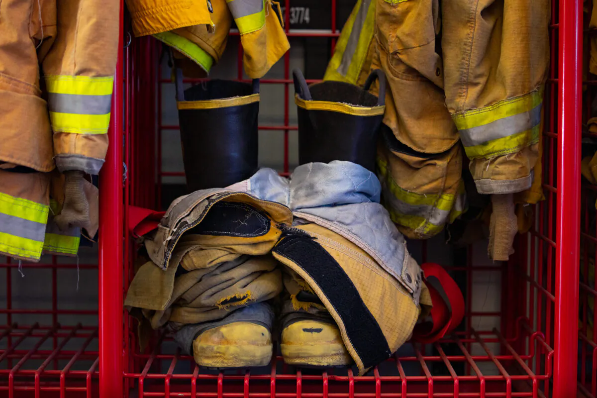 Orange County Fire Authority Engine Number 61 in Buena Park, Calif., on Jan. 15, 2021. (John Fredricks/The Epoch Times)