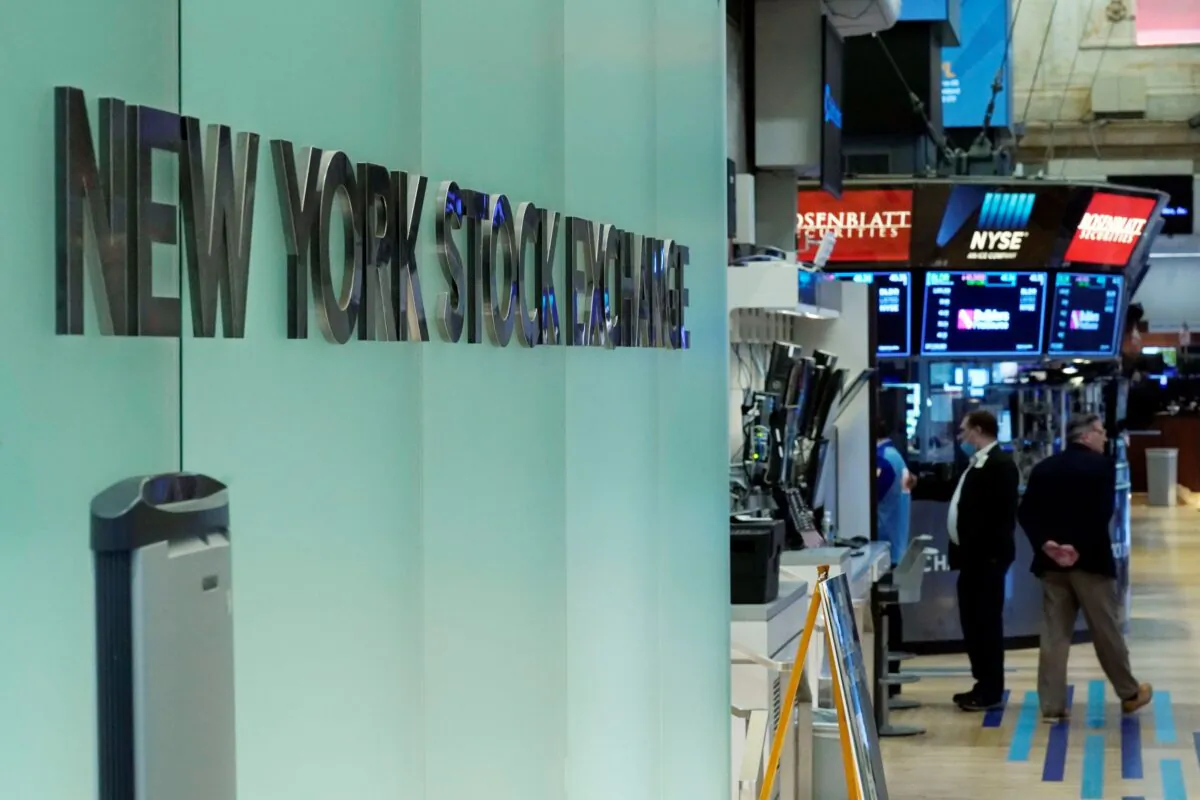 Traders work on the floor of the New York Stock Exchange in New York on July 19, 2021. (Richard Drew/AP Photo)