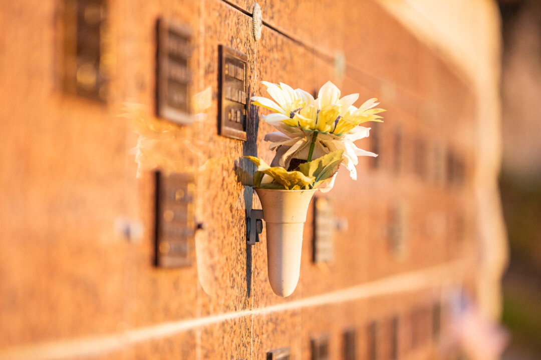 A graveyard in Lake Forest, Calif., on Jan. 8, 2021. (John Fredricks/The Epoch Times)