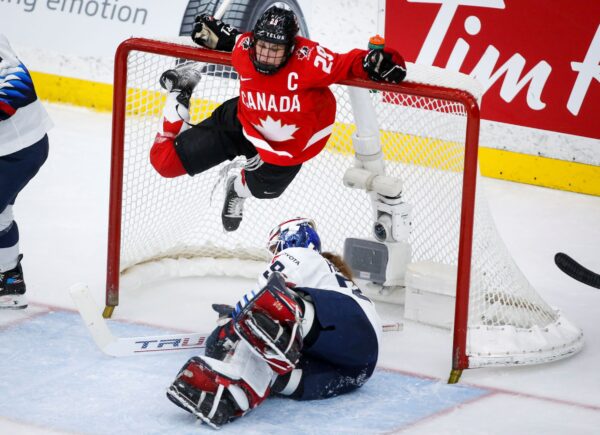 Canada's Marie-Philip Poulin (Top)