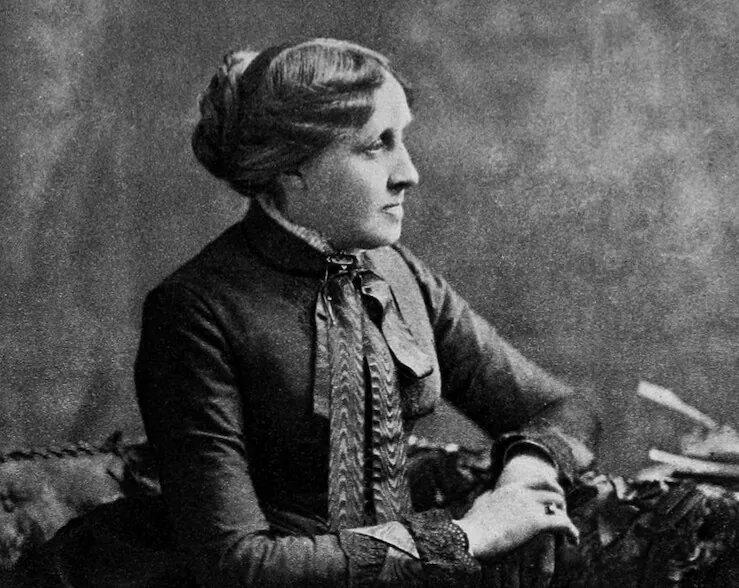 Louisa May Alcott (1832–1888), author of "Little Women." (Public domain)