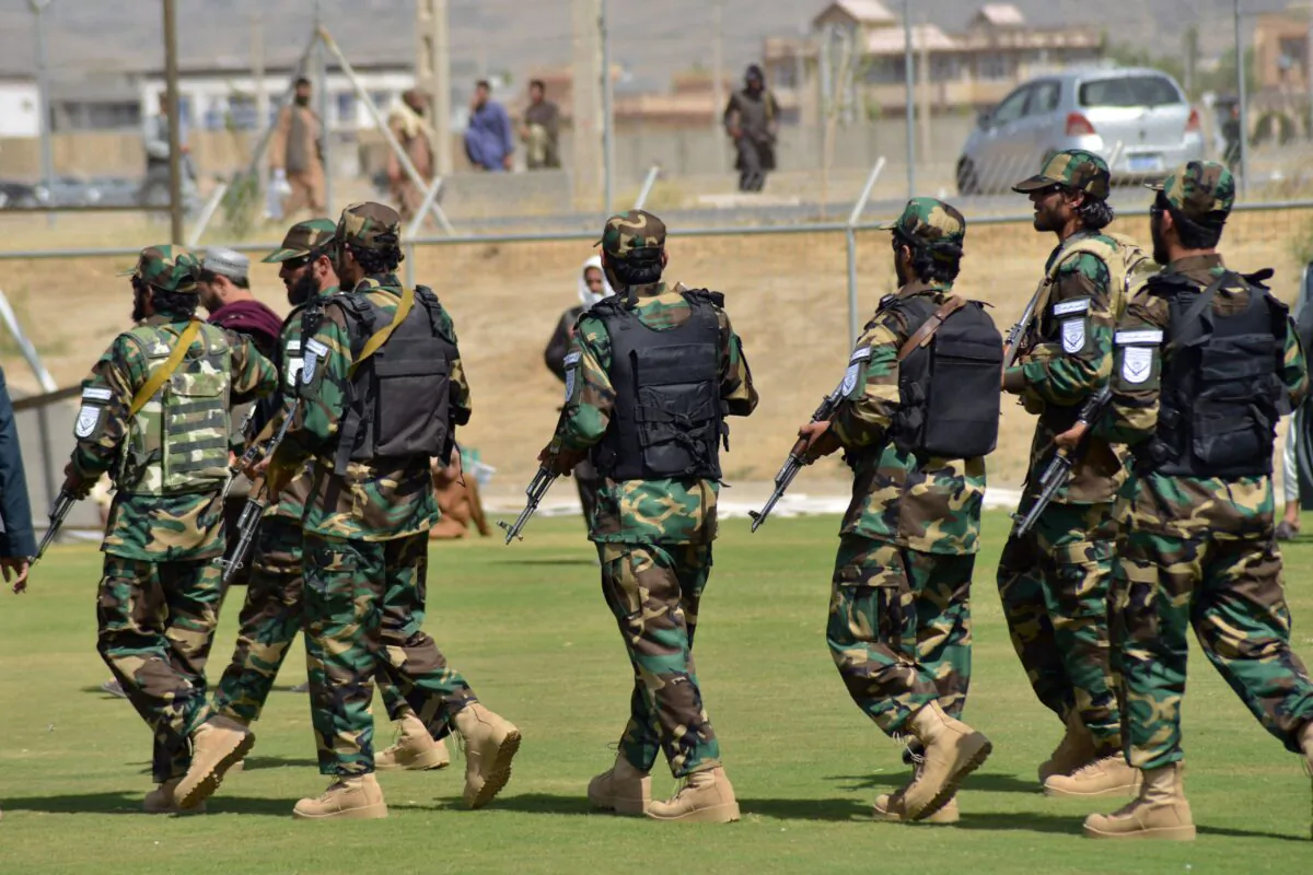 Taliban terrorists patrol in Kandahar, Afghanistan, on Sept. 1, 2021. (Javed Tanveer/AFP via Getty Images)