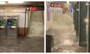 Watch: Footage Shows Mass Flooding in New York City, New Jersey