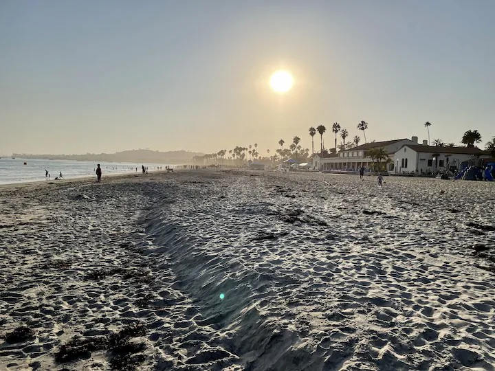 A view of East Beach looking towards Stearn’s Wharf in Santa Barbara, Calif. (Photo courtesy of Karen Gough)