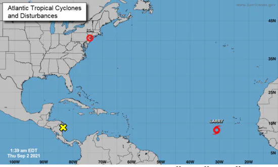 Tropical Storm Larry Expected to Strengthen Into Hurricane Soon: NHC