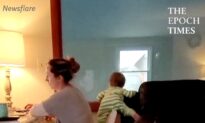 Twin Babies Do Everything in Their Power to Distract Mom From Work