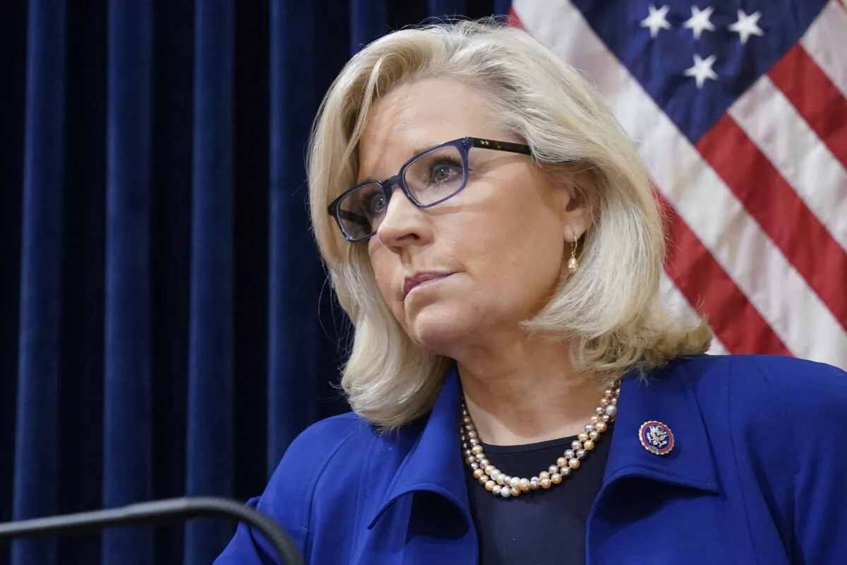 Rep. Liz Cheney (R-Wyo.) listens during the opening hearing of the House Select Committee investigating the attack on Capitol Hill in Washington on July 27, 2021. (Andrew Harnik/Pool/AFP via Getty Images)