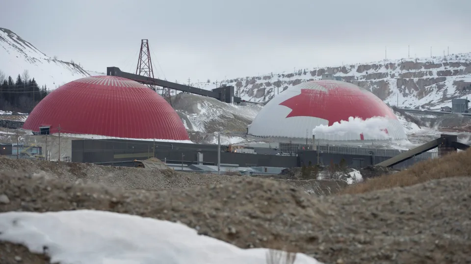 Teck's Highland Valley Copper mine is pictured in British Columbia's interior, on March 26, 2017. (The Canadian Press/Jonathan Hayward)