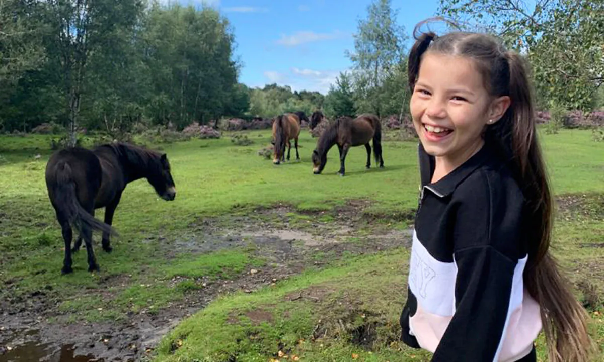 Ava-Lilly Sterland, 10, from Solihull, West Midlands, England. (Courtesy of Caters News)