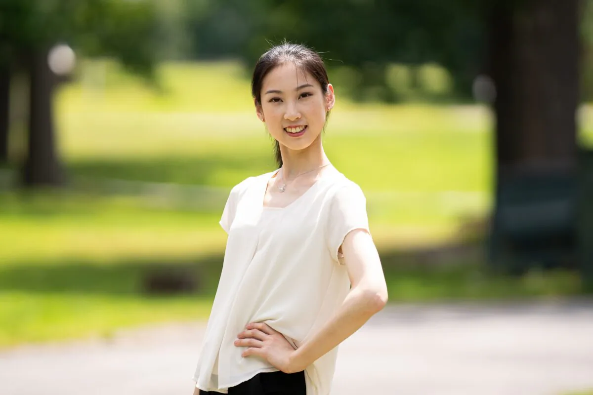 Dancer Angela Lin. (Larry Dai)
