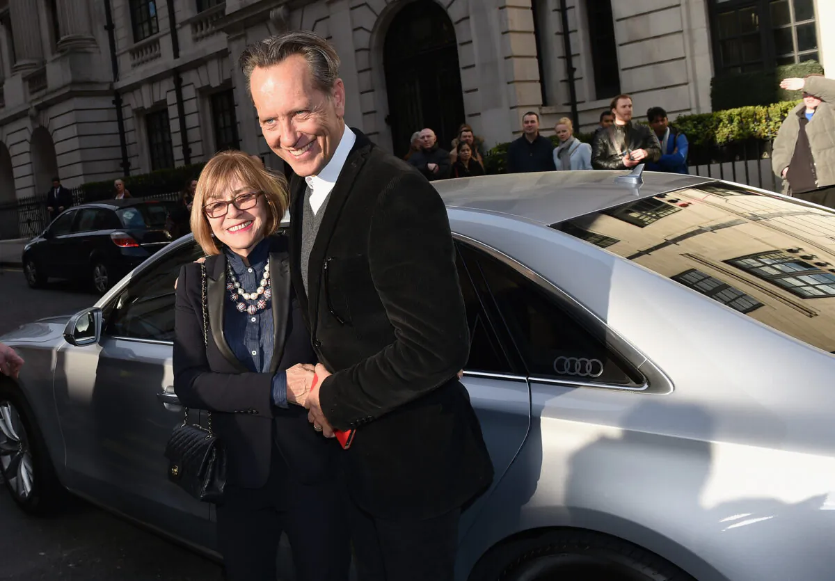 Joan Washington (L) and Richard E. Grant attend the Jameson Empire Awards 2016 at The Grosvenor House Hotel in London, England, on March 20, 2016. (Gareth Cattermole/Getty Images)