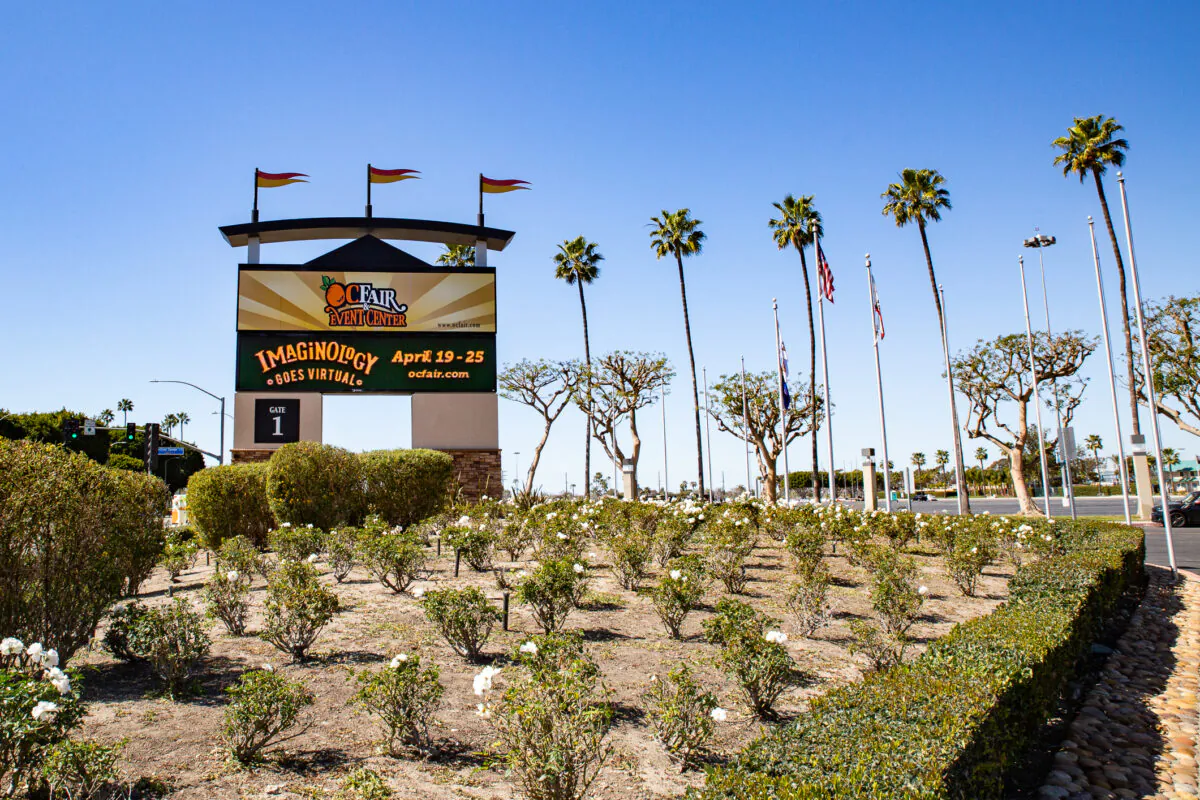 The Orange County Fair and Event Center in Costa Mesa, Calif., on March 1, 2021. (John Fredricks/The Epoch Times)
