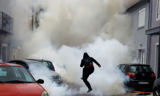 Montenegro Police Fire Teargas at Protesters Incensed Over Cleric’s Enthronement