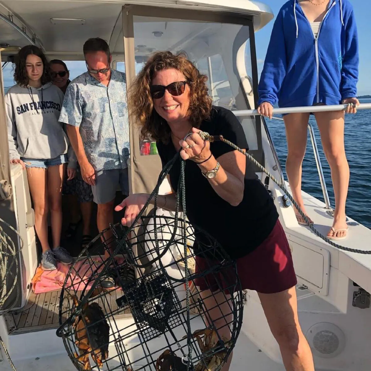 Catching your own crabs is the perfect way to start a "tide to table" dinner in Bellingham Bay, Wash. (Courtesy of Juli Young)