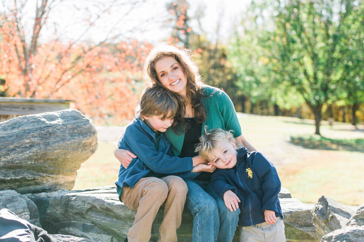 Sina McCullough and her two boys. (Courtesy of Dr. Sina McCullough)