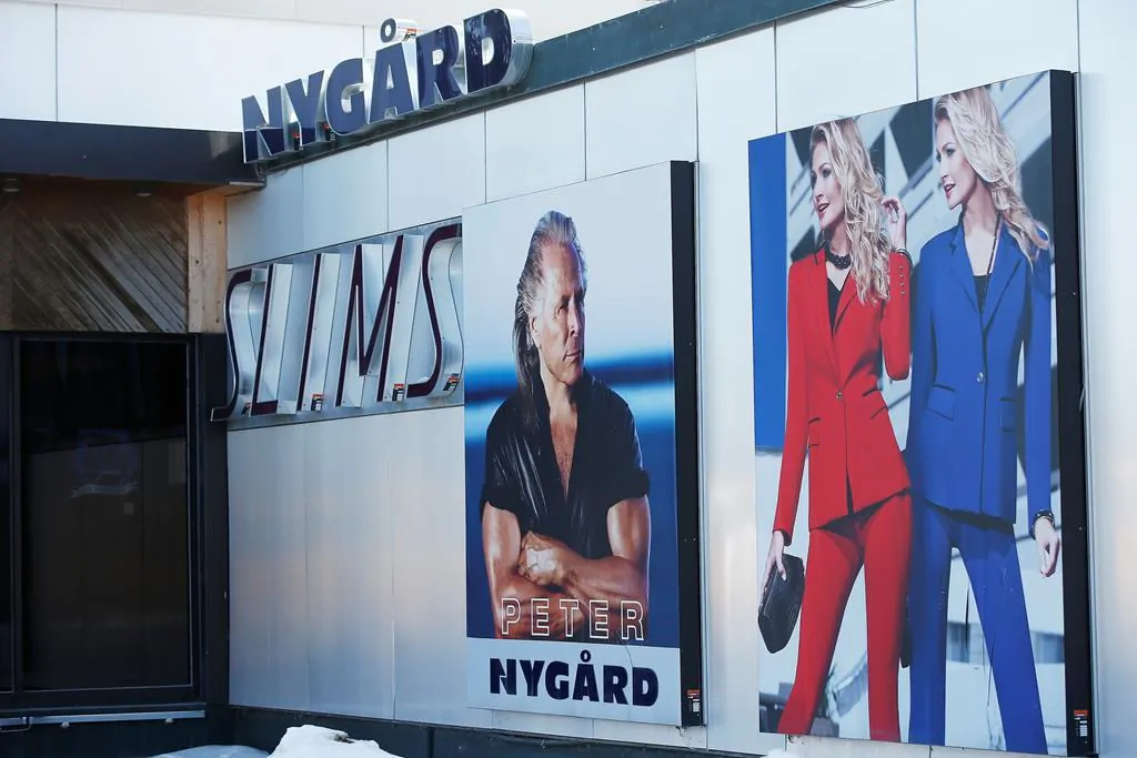 A Nygard store in Winnipeg is shown on Feb. 26, 2020. The Supreme Court of Canada is expected to deliver a ruling today on whether Canadian fashion mogul Peter Nygard, who is facing sex trafficking and racketeering charges in the United States, will stay behind bars. (The Canadian Press/John Woods)