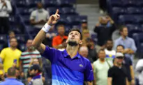 Set Down, Djokovic Tops Berrettini at US Open, Nears Year Slam