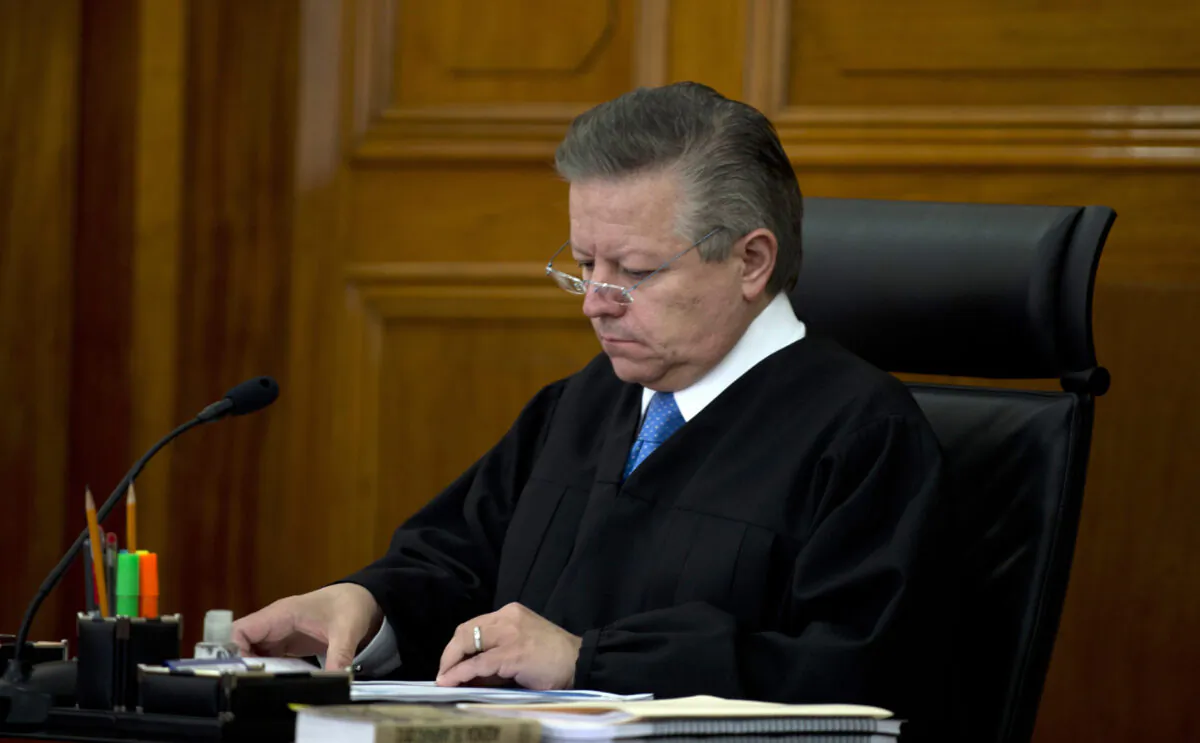 Mexico's Supreme Court member Arturo Zaldiva is seen in a file photograph. (Yuri Cortez/AFP via Getty Images)