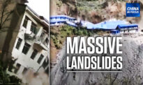 Landslides Bury Houses, Residential Buildings in China