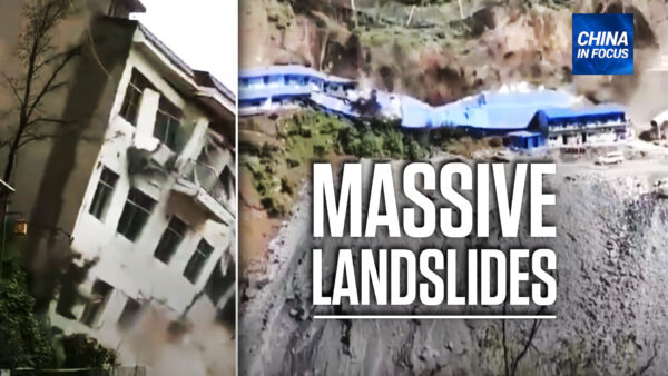 Landslides Bury Houses, Residential Buildings in China