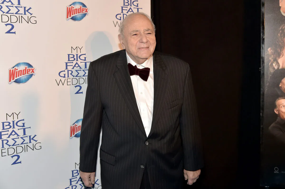 Actor Michael Constantine attends "My Big Fat Greek Wedding 2" New York Premiere at AMC Loews Lincoln Square 13 theater in New York City on March 15, 2016.  (Theo Wargo/Getty Images)