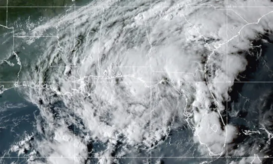 Tropical Storm Mindy Makes Landfall on Florida Panhandle