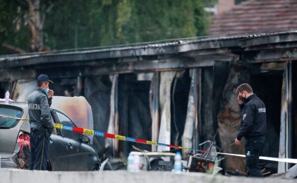 Virus outbreak North Macedonia Fire-1