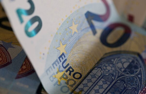 Euro banknotes