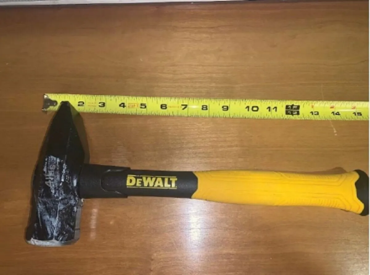 The hammer Jacob Gaines admitted to using to assault a federal officer in Portland, Ore., on July 11, 2020. (DOJ)