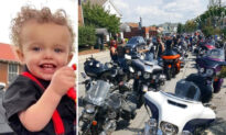 Almost 2,000 Bikers ‘Show Up and Show Out’ to Escort Hearse of ﻿2-Year-Old Flood Victim