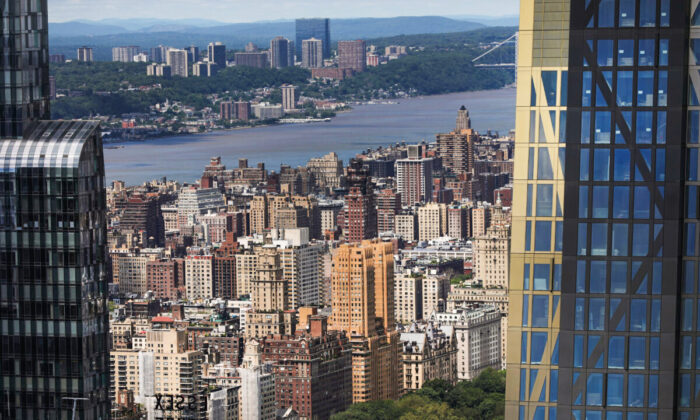 The Manhattan skyline in New York on June 13, 2019. (Spencer Platt/Getty Images)