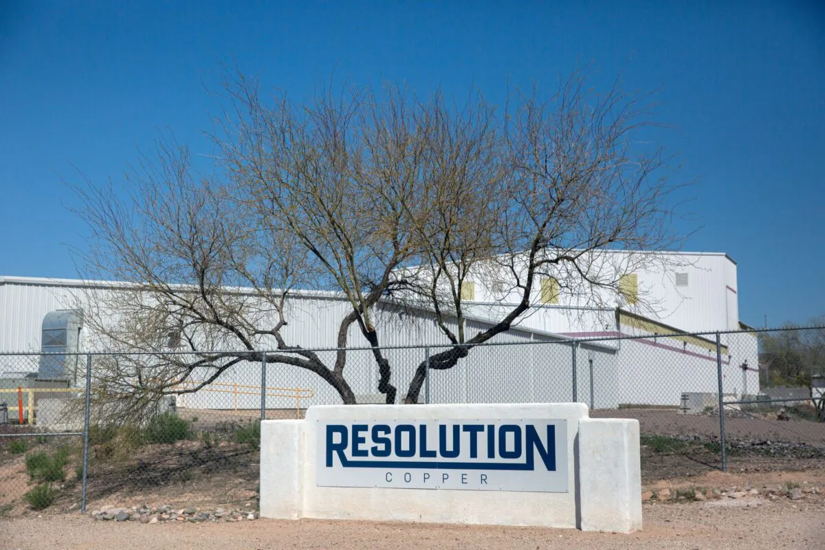 A Resolution Copper facility in Superior, Ariz., on March 30, 2021. (Caitlin O'Hara/Reuters)