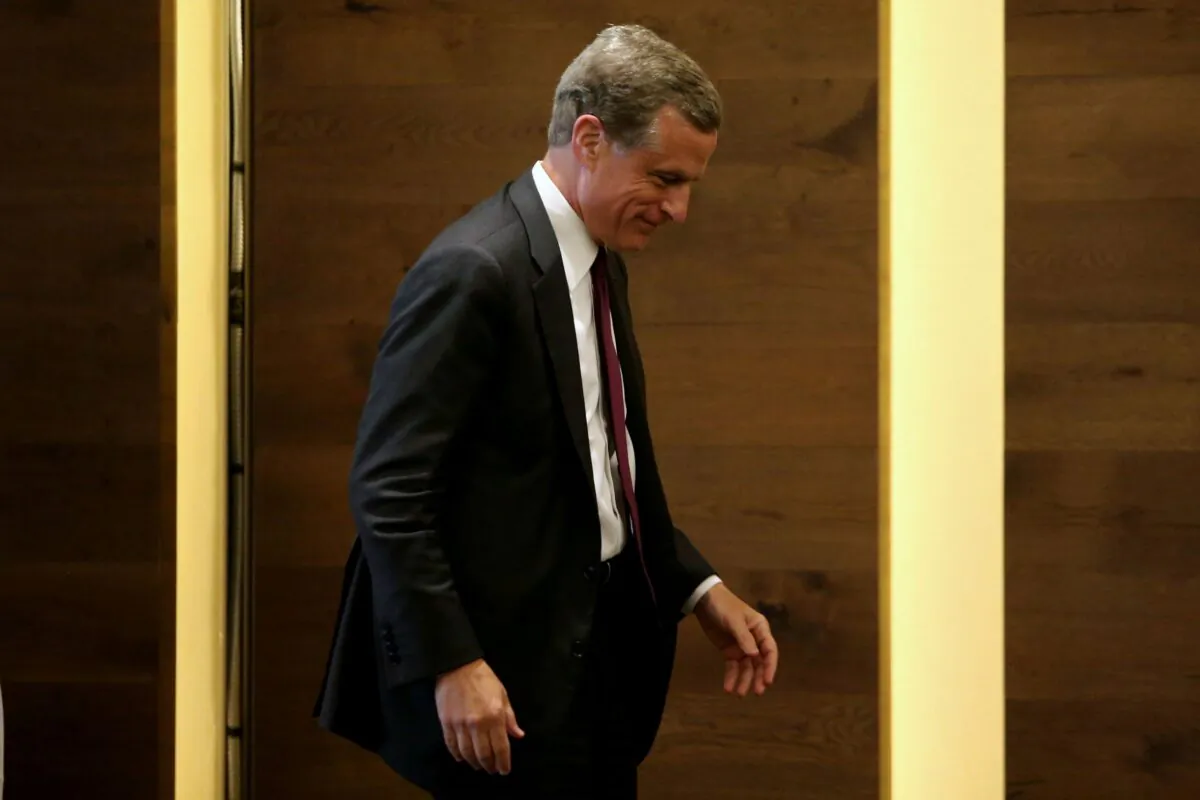 Then Dallas Federal Reserve Bank President Robert Kaplan at an event in Mexico City, Mexico, on July 14, 2017. (Edgard Garrido/Reuters)