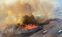 Wildfire Forces Closure of Part of Freeway in California