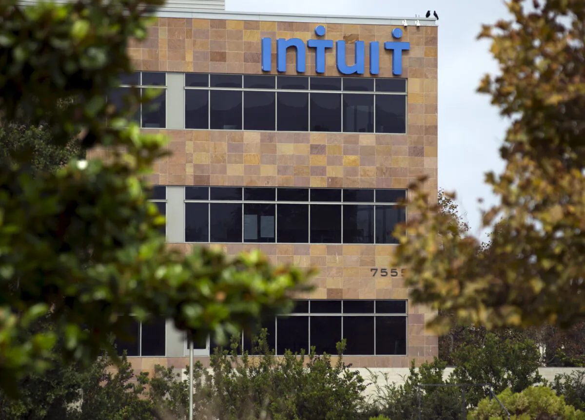 An Intuit office is shown in San Diego, Calif., on Aug. 21, 2015. (Mike Blake/Reuters)