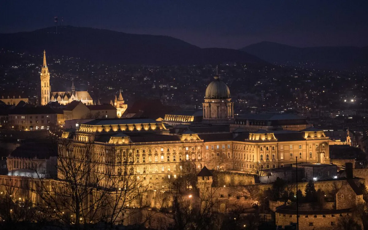 Buda Castle is seem in Budapest, Hungary, on Jan. 17, 2019. (Chris McGrath/Getty Images)