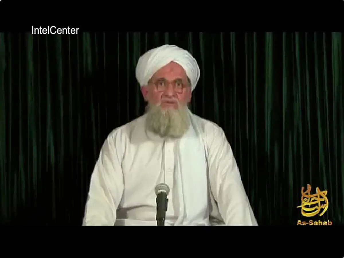 This still image obtained Sept. 10, 2012, from IntelCenter shows Ayman al-Zawahiri speaking from an undisclosed location in an al-Qaeda's as-Sahab video released Sept. 10, 2012. (IntelCenter/AFP via Getty Images)