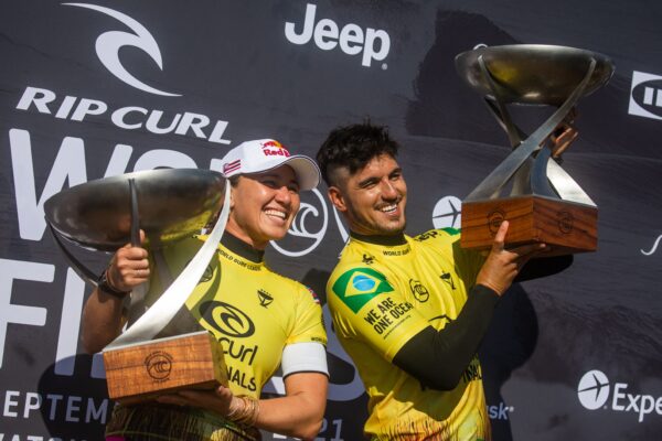 Gabriel Medina and Carissa Moore