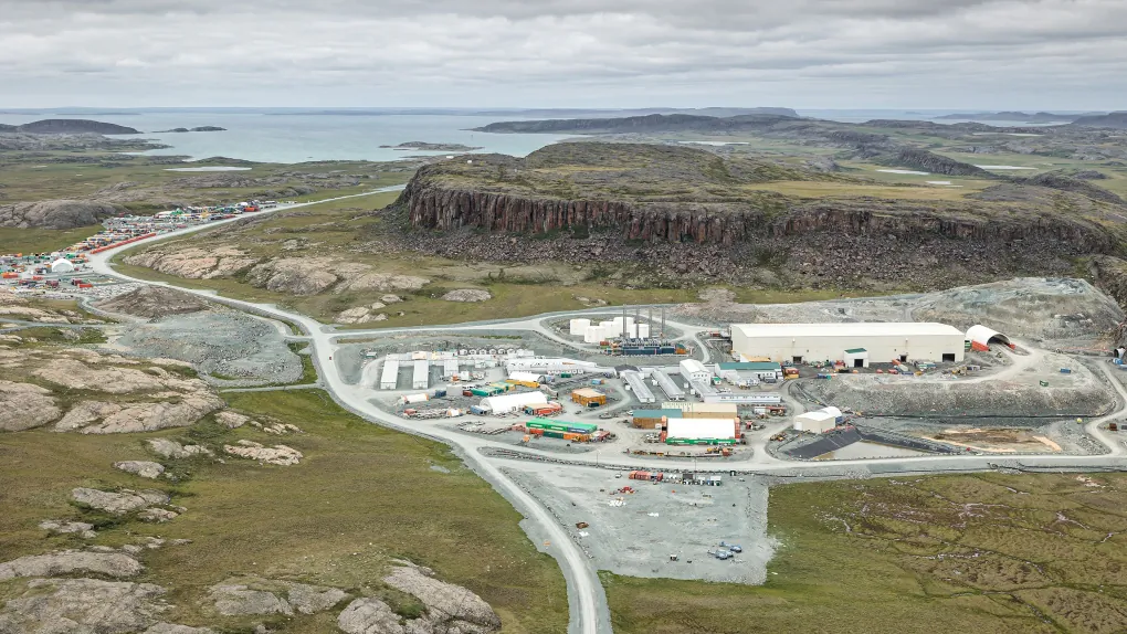 The Agnico Eagle Hope Bay gold mine is shown in Nunavut in this undated handout photo. (The Canadian Press/HO Agnico Eagle, Mathieu Dupuis)