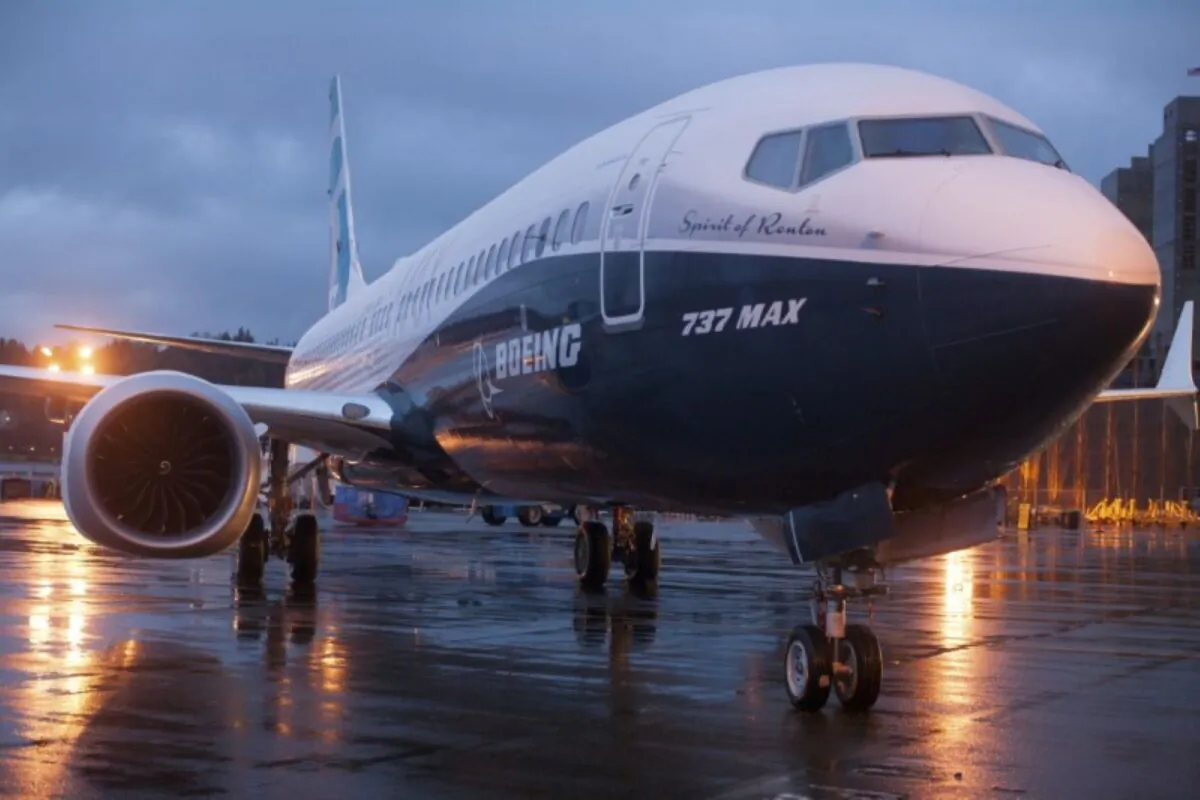 A Boeing 737 MAX 8 sits outside the hangar during a media tour of the Boeing 737 MAX at the Boeing plant in Renton, Washington on Dec. 8, 2015. (Matt Mills McKnight/Reuters)
