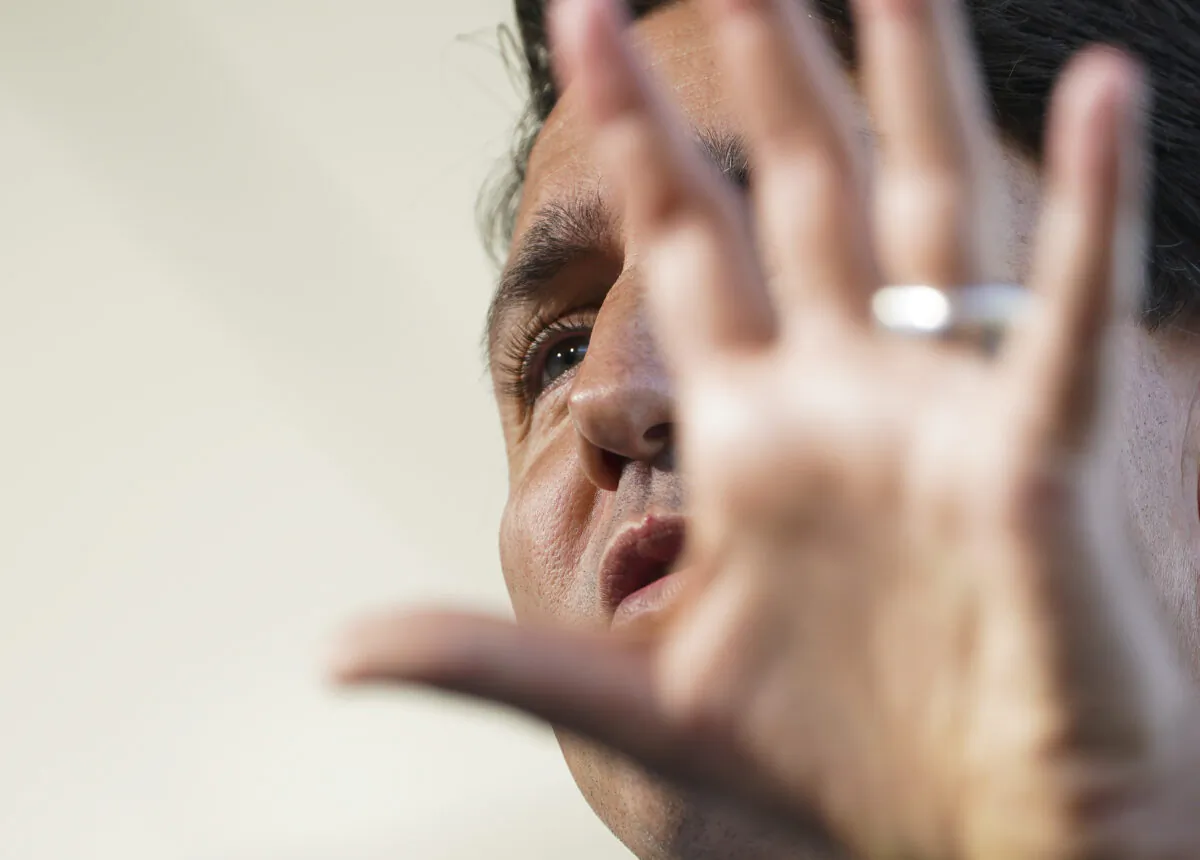 Liberal leader Justin Trudeau makes a campaign stop at the University of Windsor in Windsor, Ont., on Sept. 17, 2021. (The Canadian Press/Sean Kilpatrick)