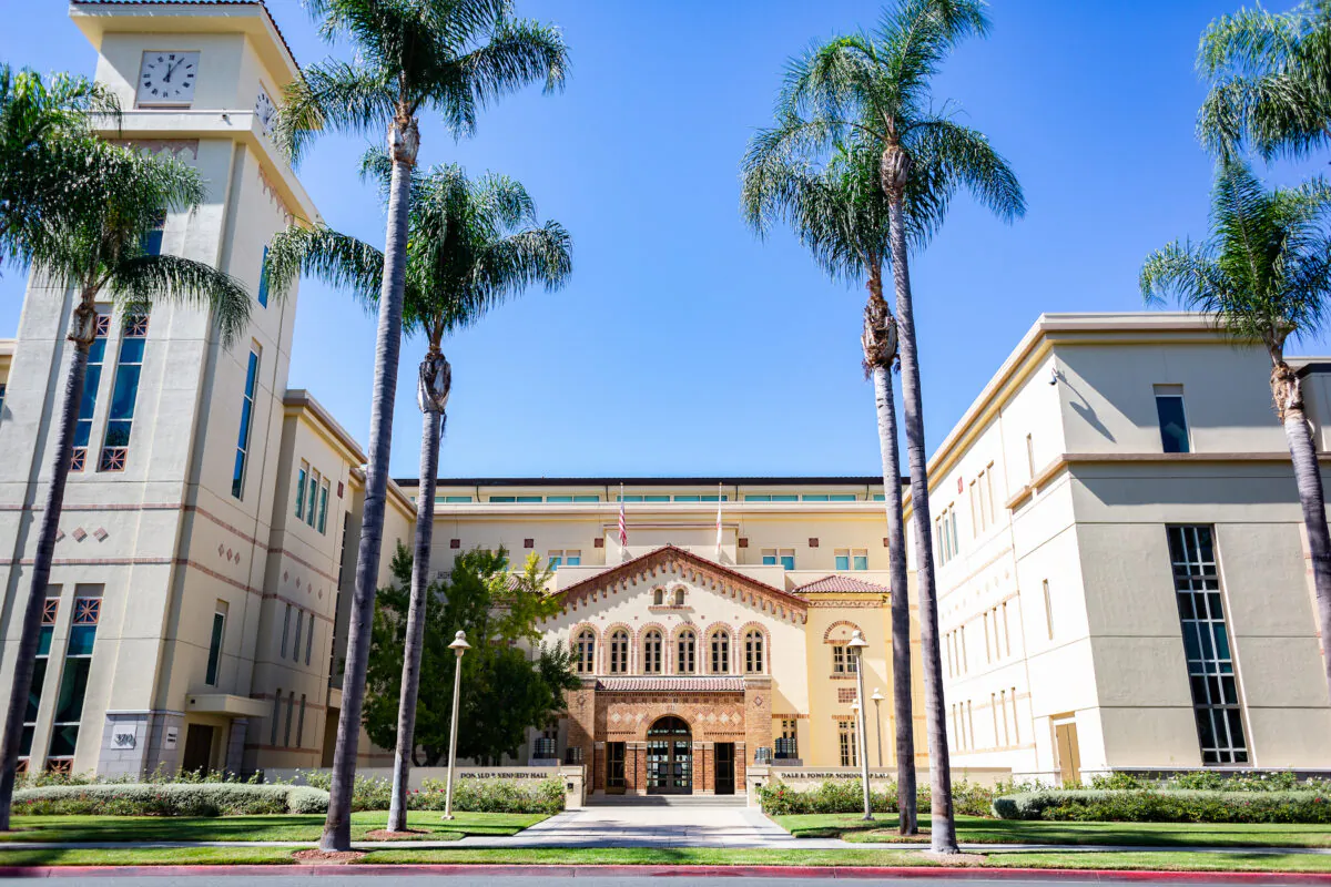 Chapman University in Orange, Calif., on Oct. 14, 2020. (John Fredricks/The Epoch Times)