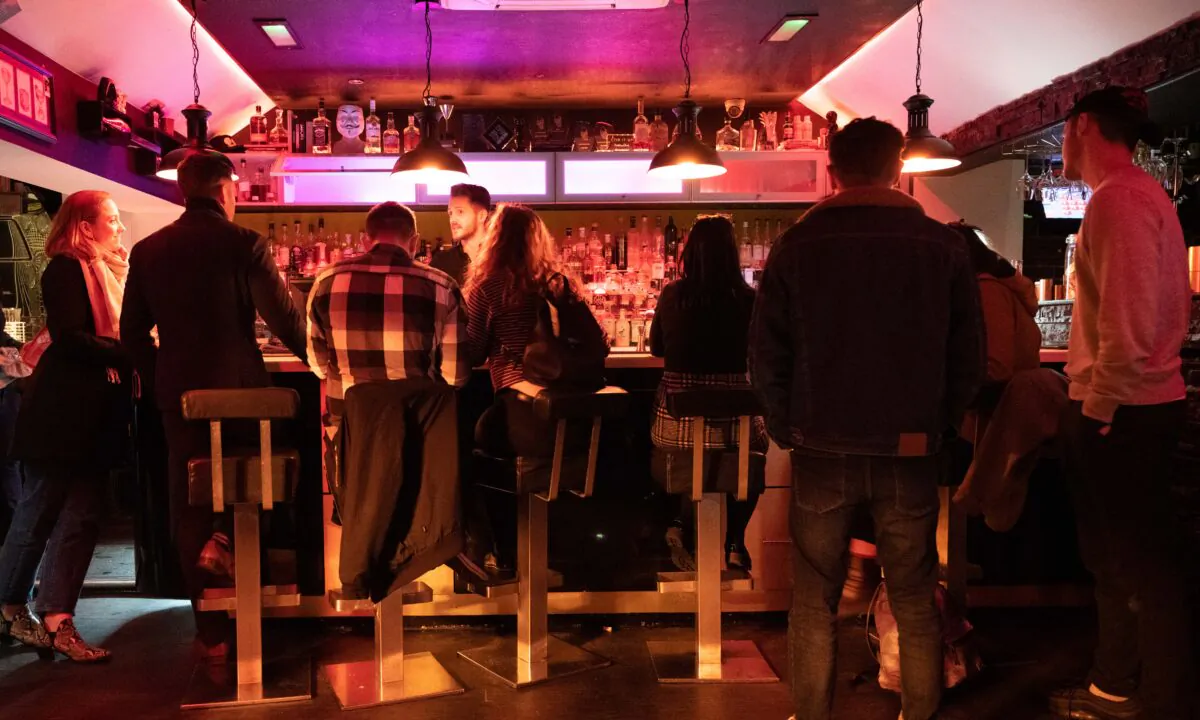 A general view inside a nightclub in Cardiff, United Kingdom, on March 20, 2020. (Matthew Horwood/Getty Images)