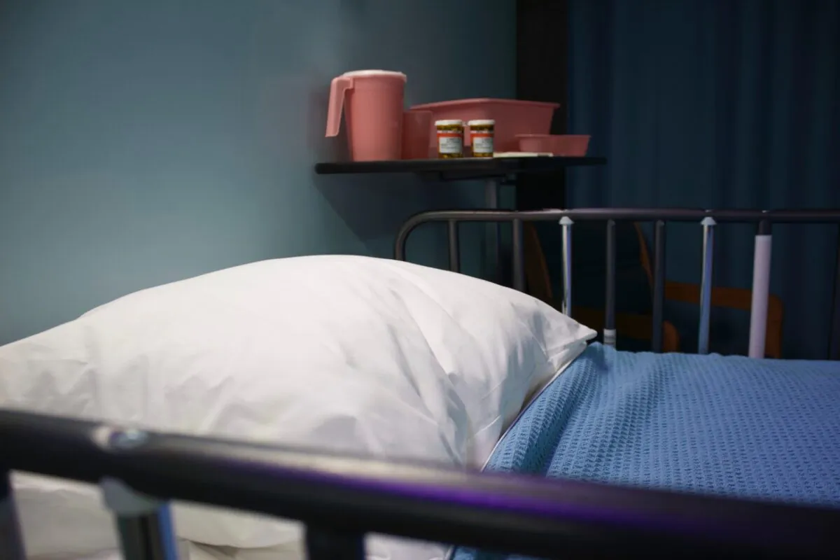 An empty hospital bed is shown in this file photo. (Bret Kavanaugh/Unsplash)