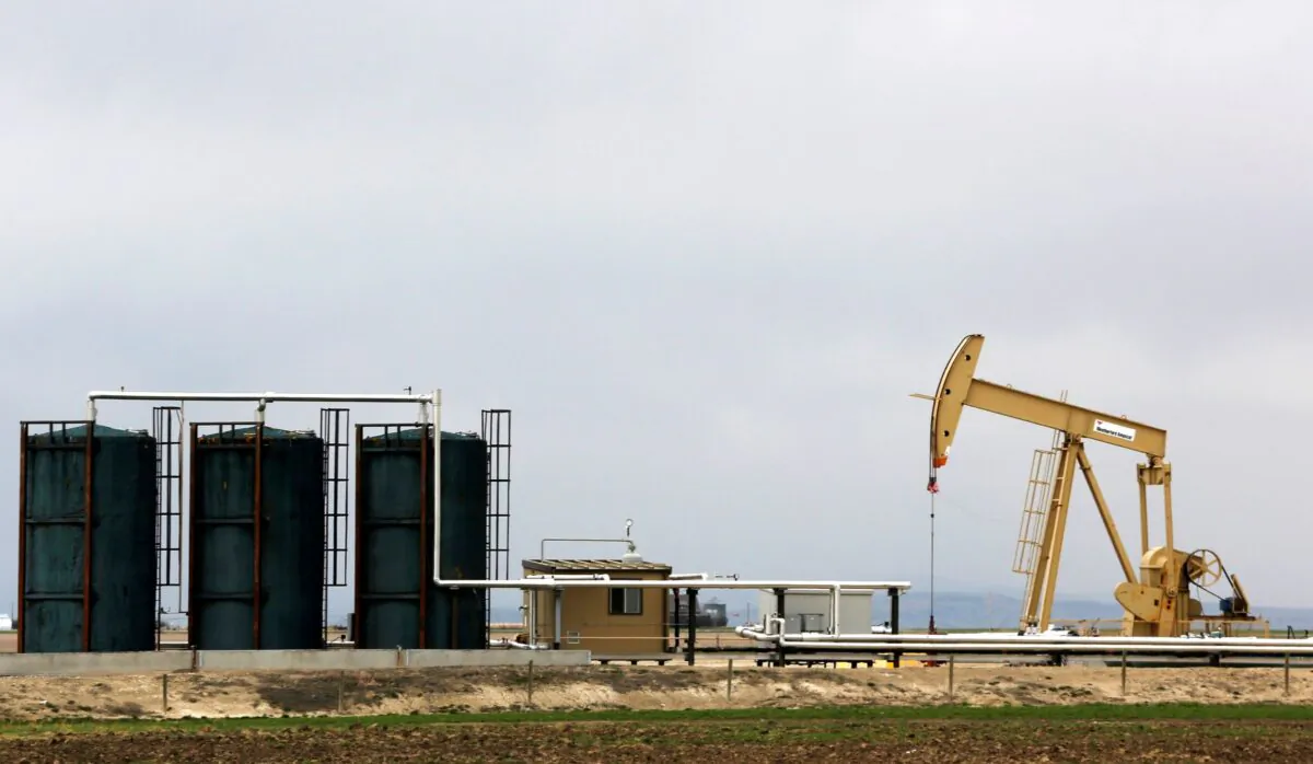 A Torc Oil & Gas pump jack is seen near Granum, Alta., on May 6, 2020. (Todd Korol/Reuters)