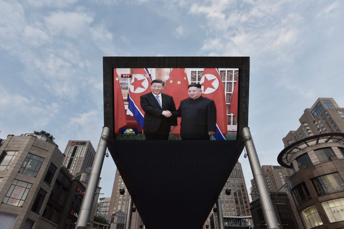 Xi Jinping, Kim Jong Un