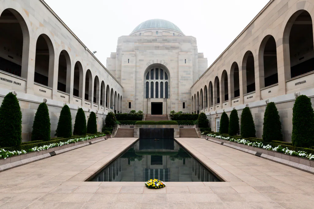 The Australian War Memorial in Canberra, Australia on April 25, 2020. (Rohan Thomson/Getty Images)