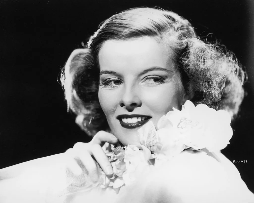 Katharine Hepburn, circa 1945, portrayed glamorous women in the films that first made her famous. (Hulton Archive/Getty Images)