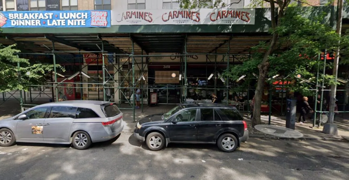A Black Lives Matter chapter confirmed it will hold a protest at a New York City restaurant to support three black women who were arrested after a melee with a hostess who allegedly demanded they present proof of COVID-19 vaccination. A screenshot from Google Maps. (Screenshot via The Epoch Times)